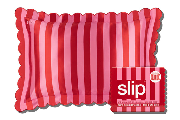 Sunshade Queen Zippered Pillowcase with Scalloped Edge